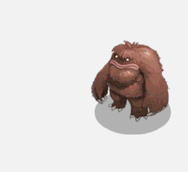 Gif animé Bigfoot méchant